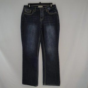 EARL JEANS 10 Boot Cut Thick Stitch Flap Pocket